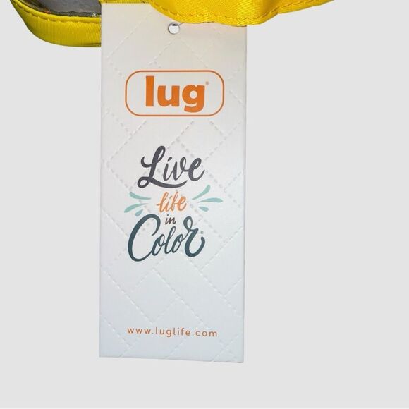 New With Tags Lug Clear Zip Storage Pouch 💛Yellow - Picture 5 of 5